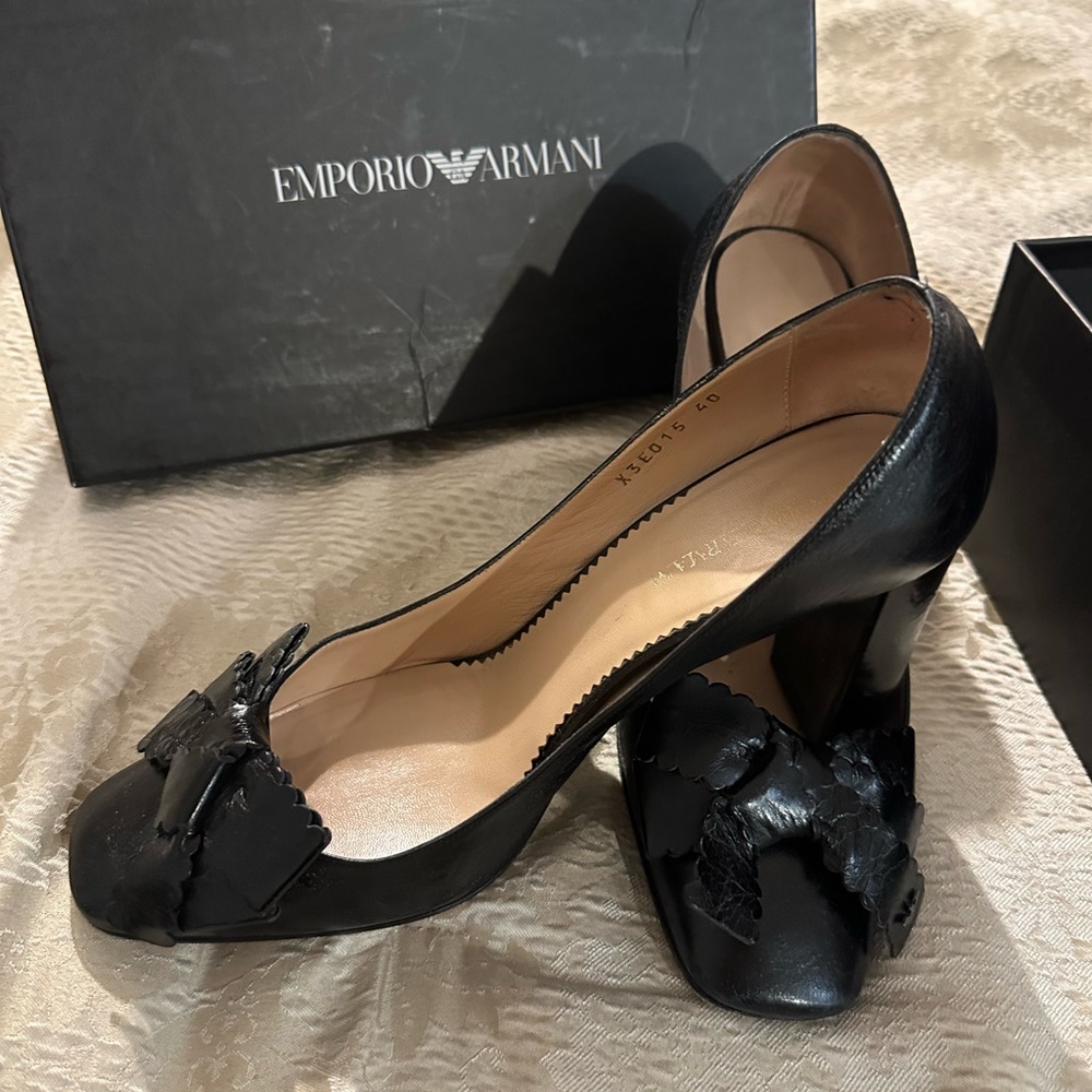 Emporia Armani leather shoe
